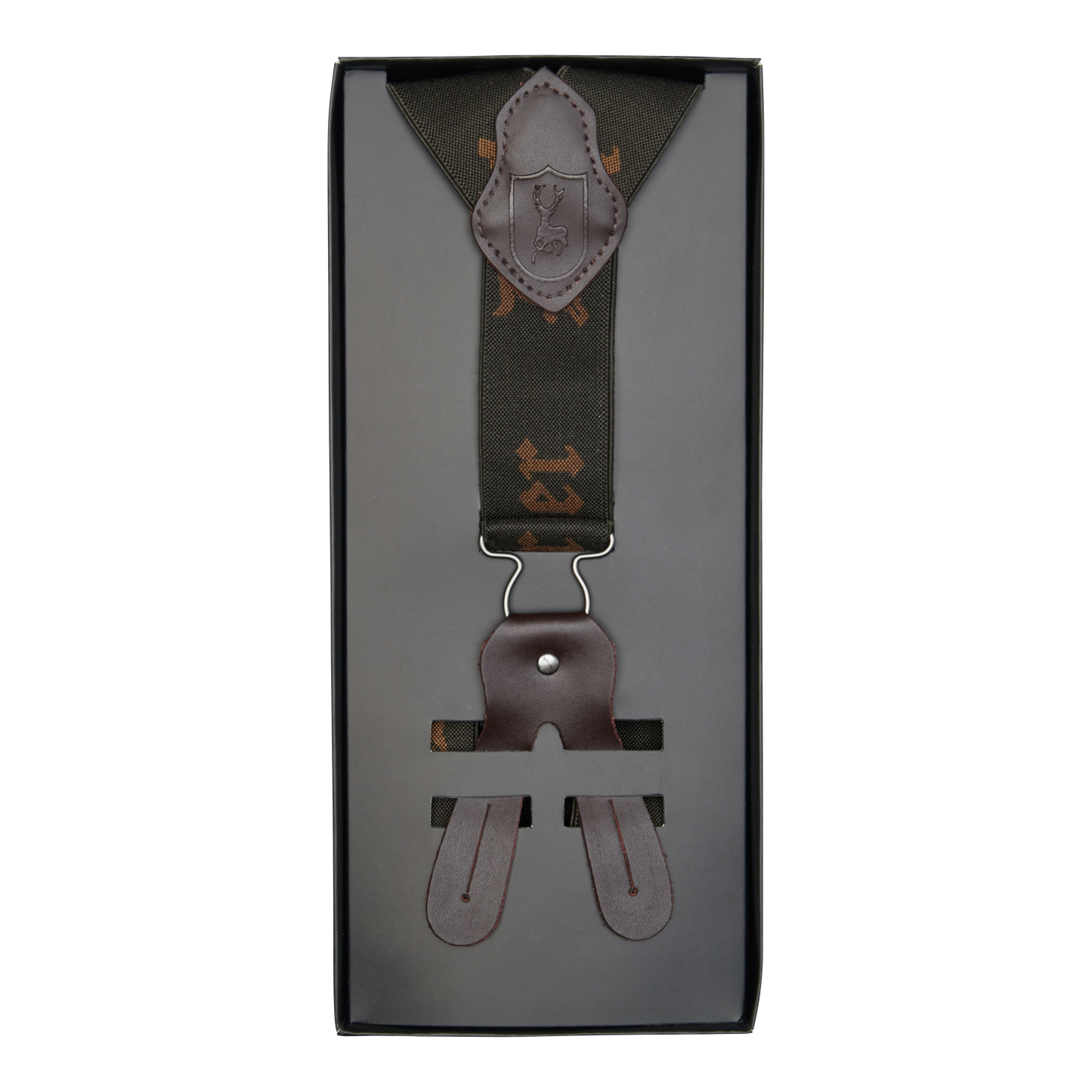 Logo hängslen till knapp