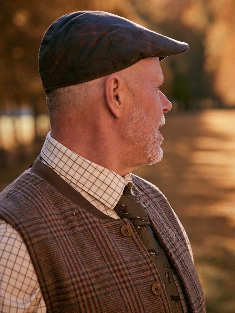 Torre Waxed Cotton Sixpence Cap
