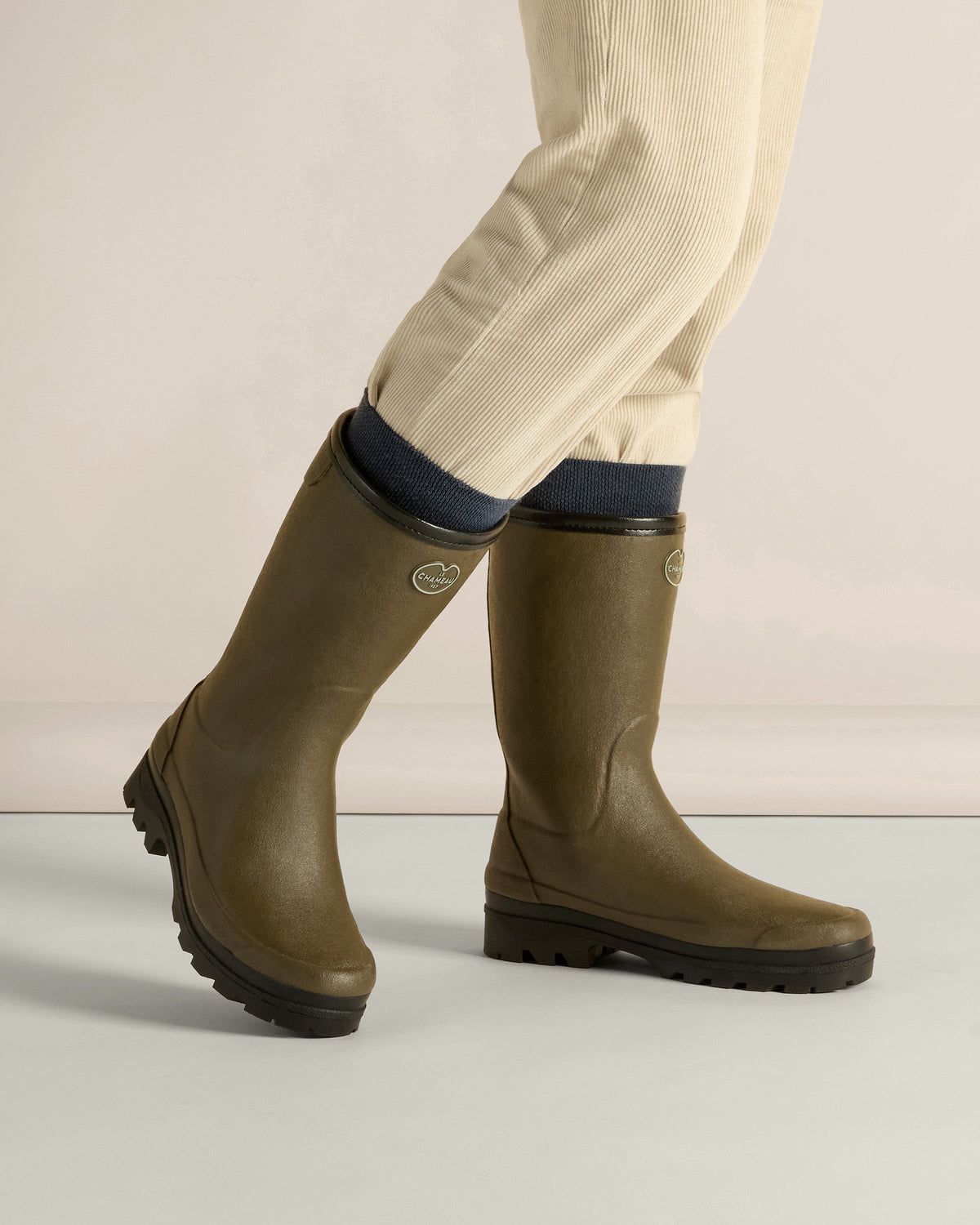 Women's Giverny Wool Lined Bottillon - Vert Chameau
