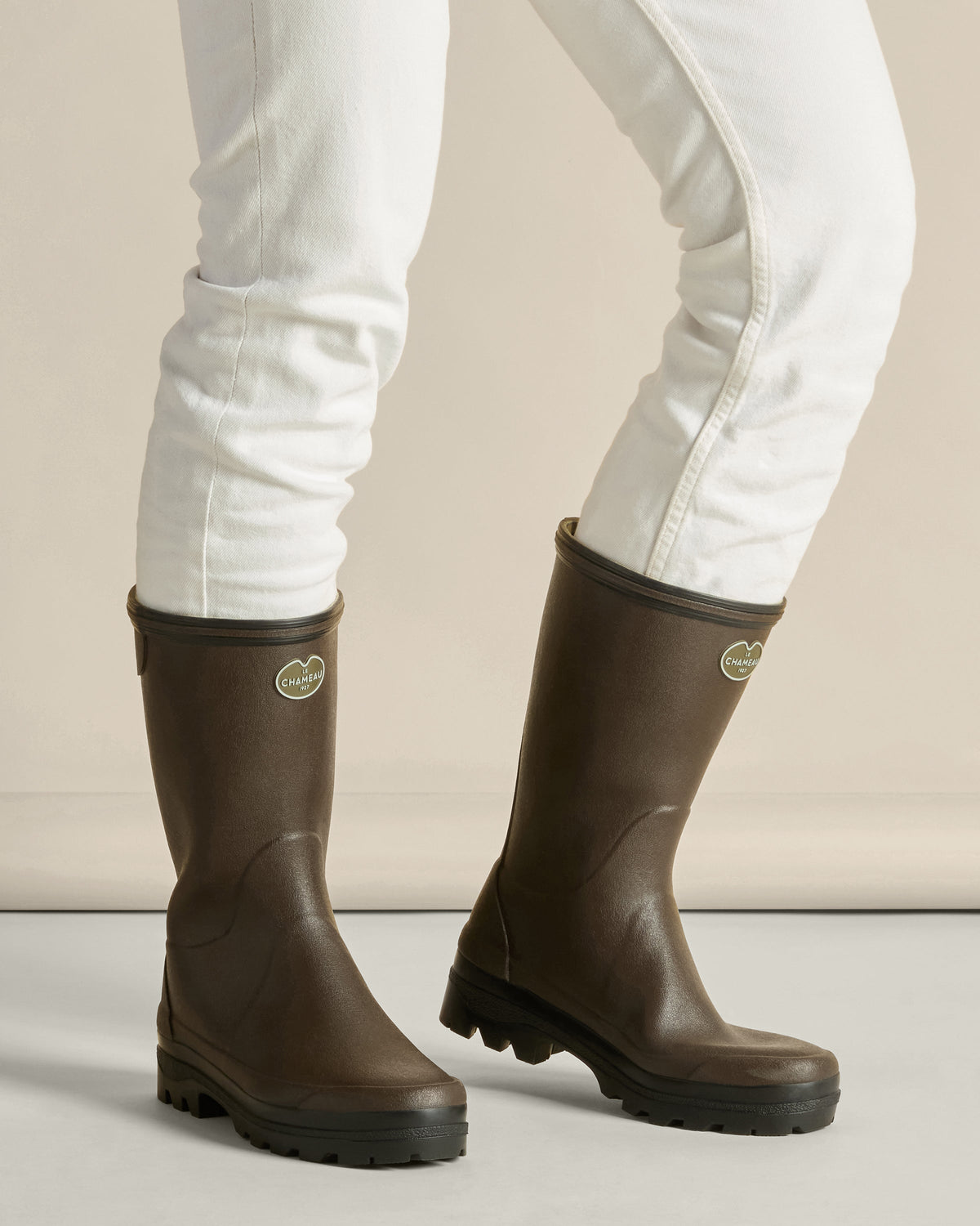 Women's Giverny Jersey Lined Bottillon - Marron Foncé