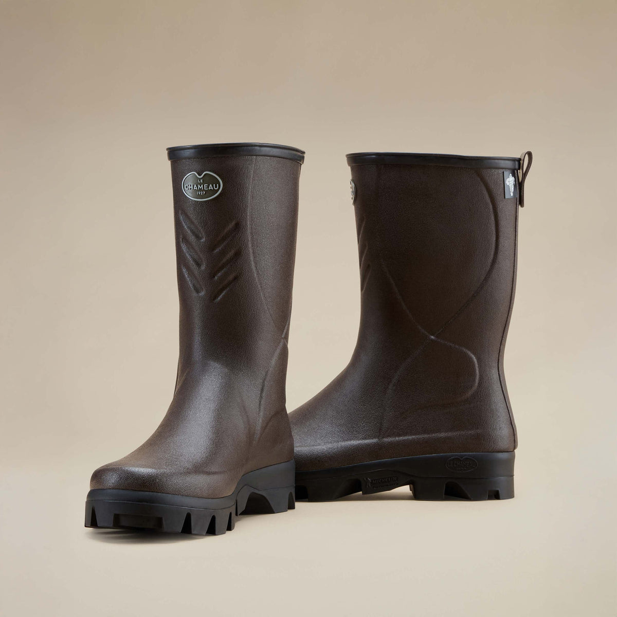 Men's Cérès Jersey Lined Low Boot - Marron Foncé