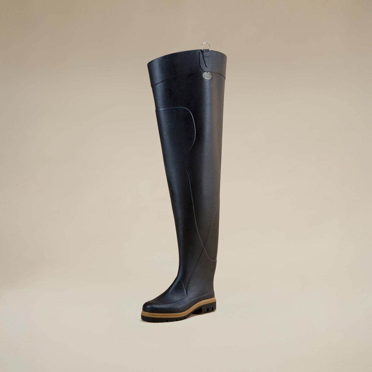 Men's Océane Ponti Lined Thigh Boot - Noir
