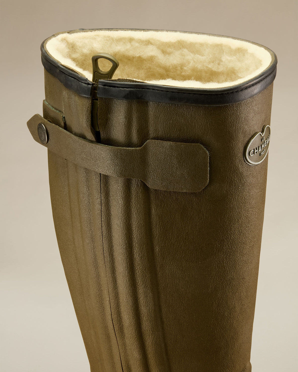 Men's Chasseur Wool Lined Boot - Vert Chameau
