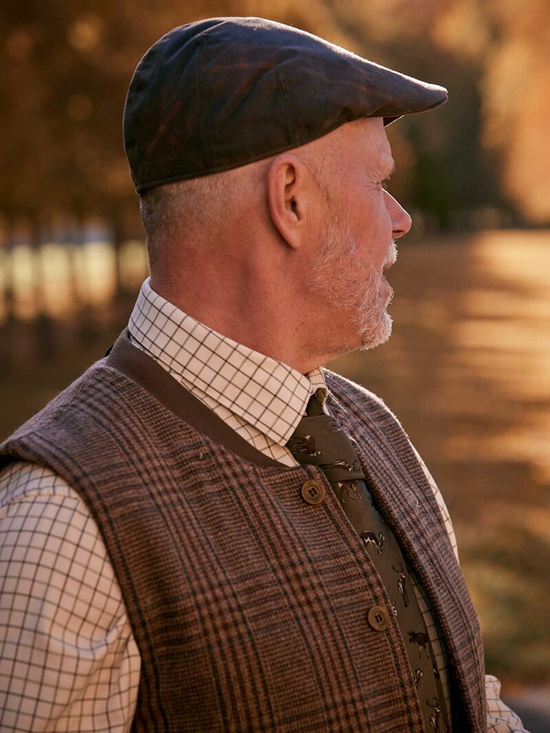 Sion Fill100 Tweed Vest Men