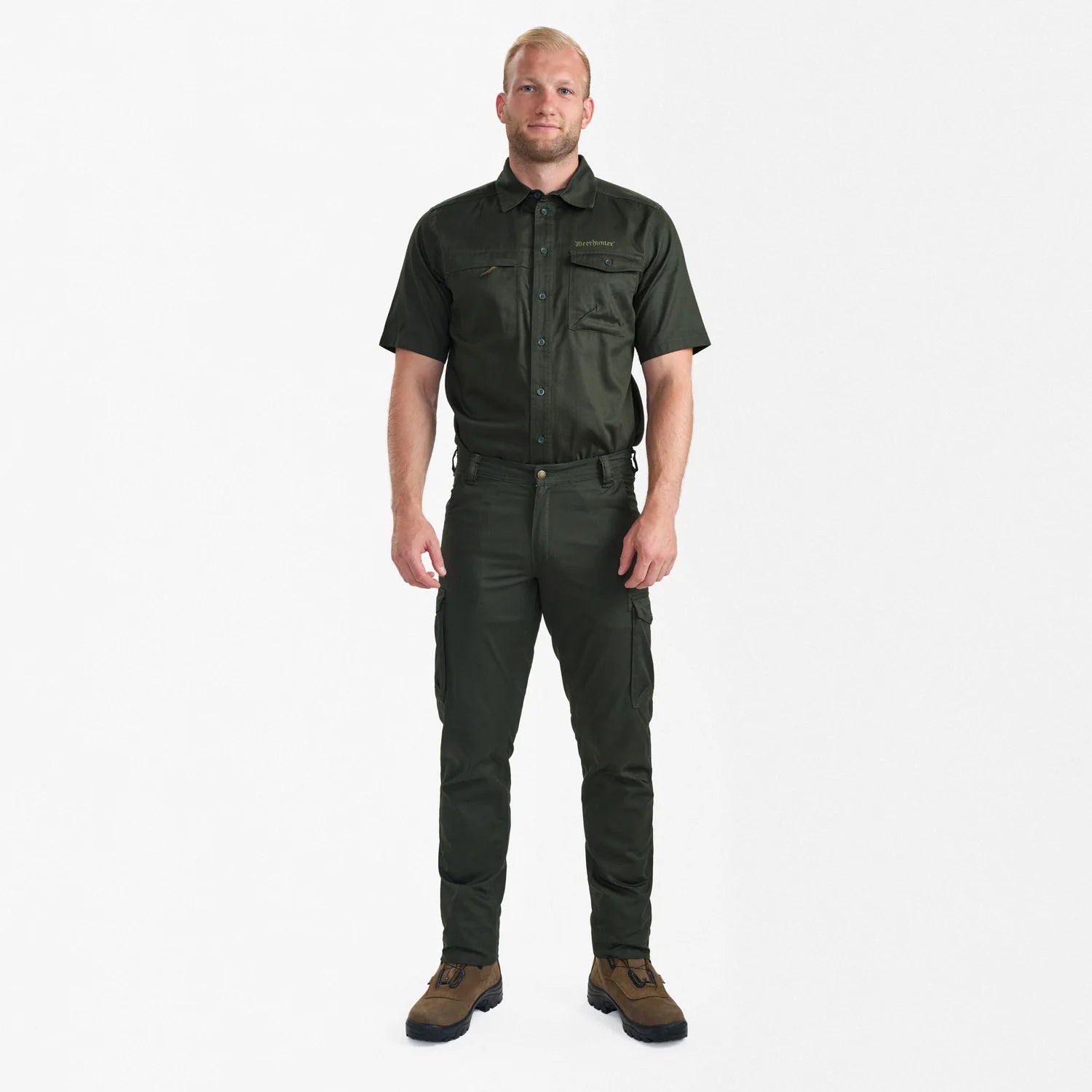 Atlas Byxor - Timber - modell framifrån