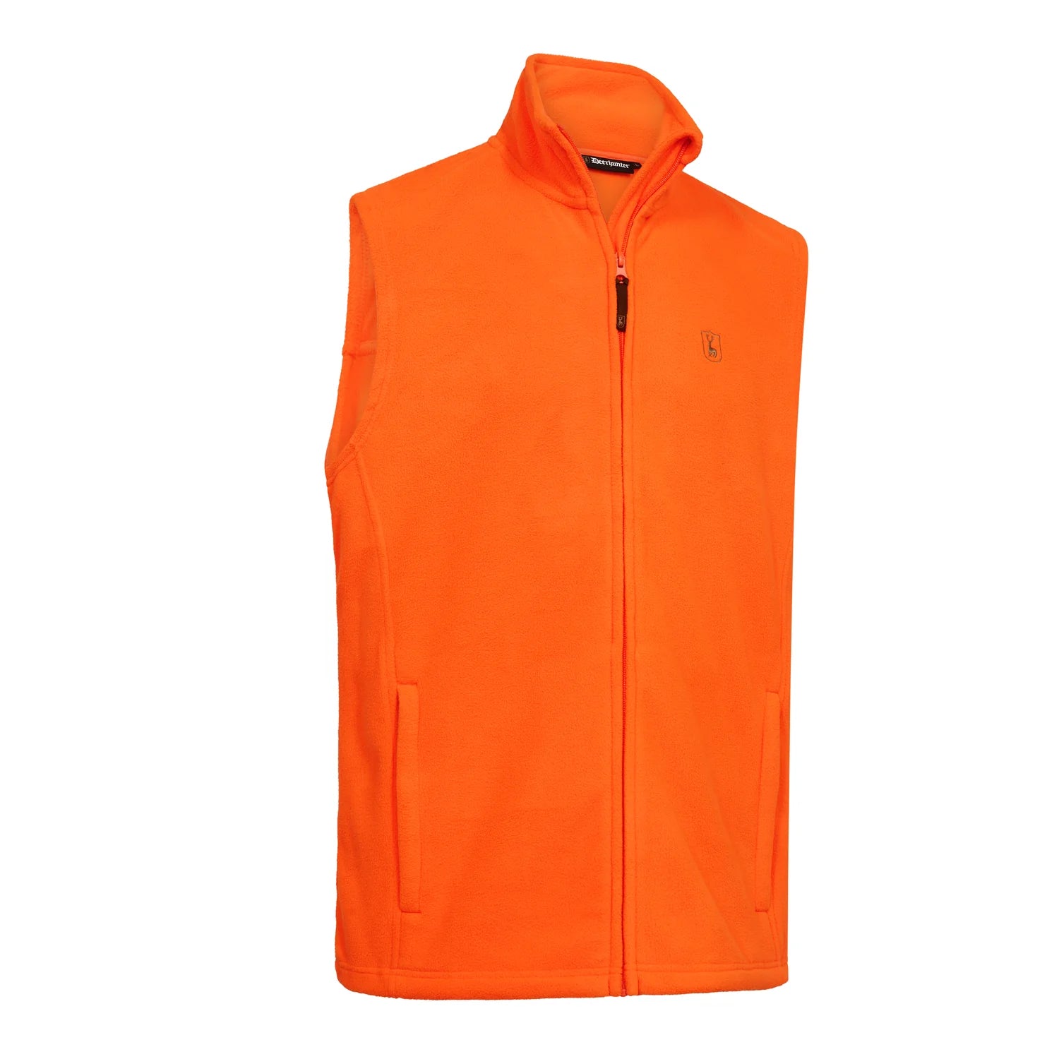 Atlas Light Fleeceväst - Safety Orange - framifrån
