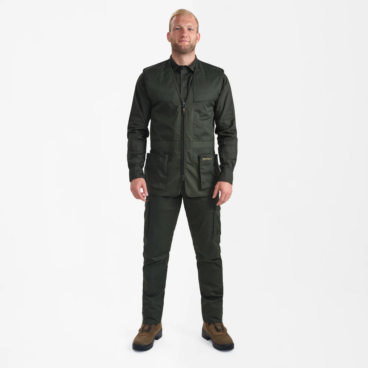 Atlas Skytteväst - Timber - modell framifrån