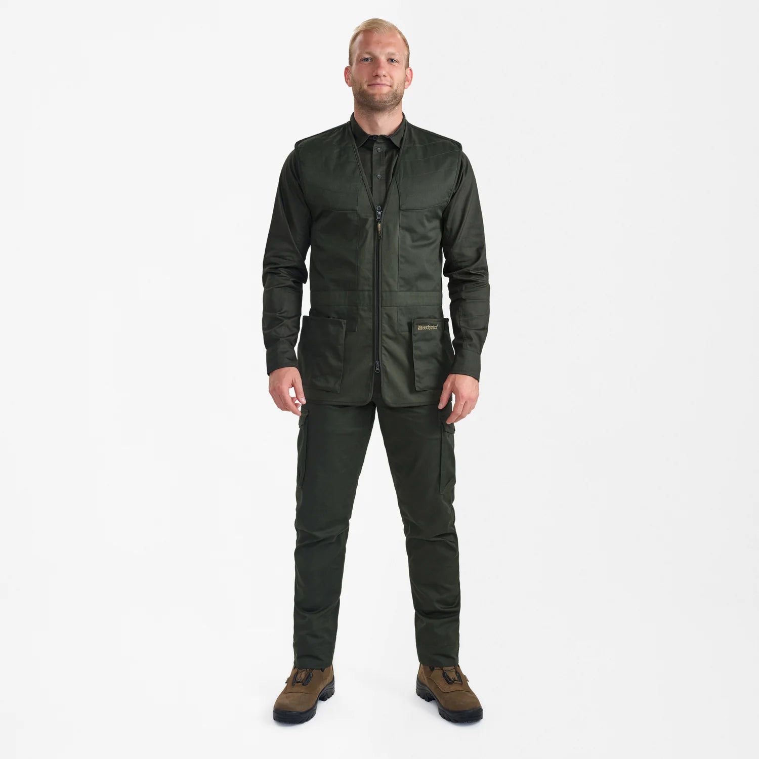 Atlas Skytteväst - Timber - modell framifrån