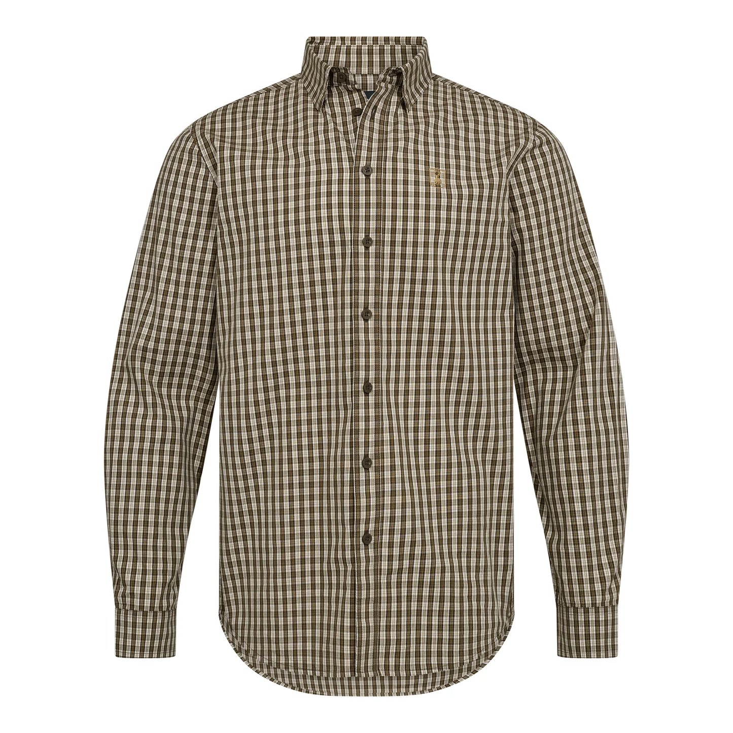 Baldwin Skjorta - Brown Check - framifrån