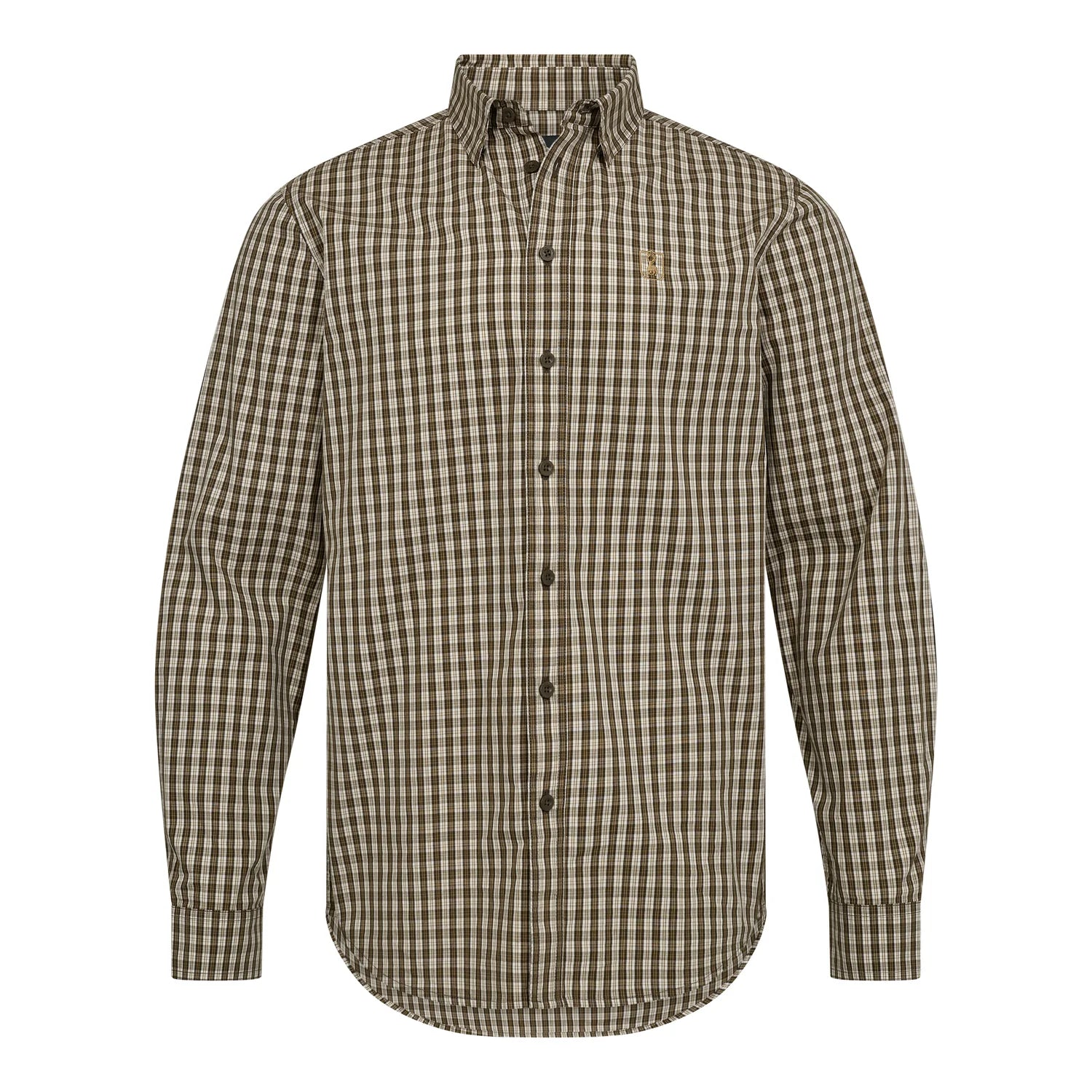 Baldwin Skjorta - Brown Check - framifrån
