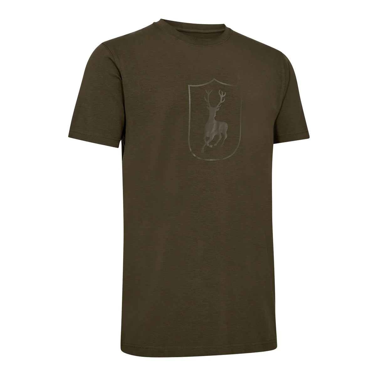 Bamboo T-shirt - Deep Green - framifrån