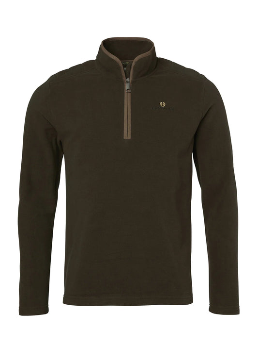 Beater Half Zip Fleece Pullover Men - Dark Forest Green - 1