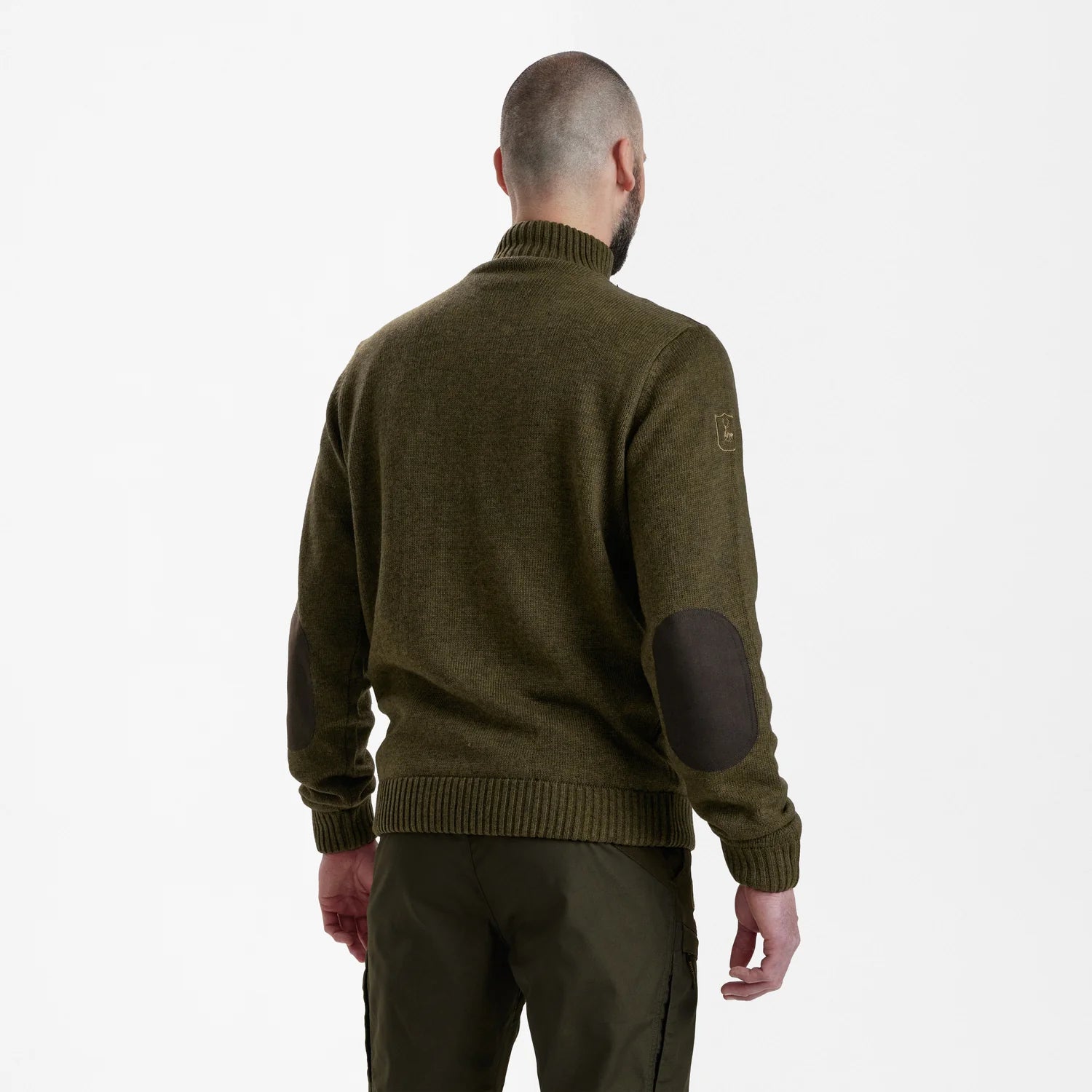 Carlisle Stickad Tröja med Stormliner® - Cypress - modell bakifrån