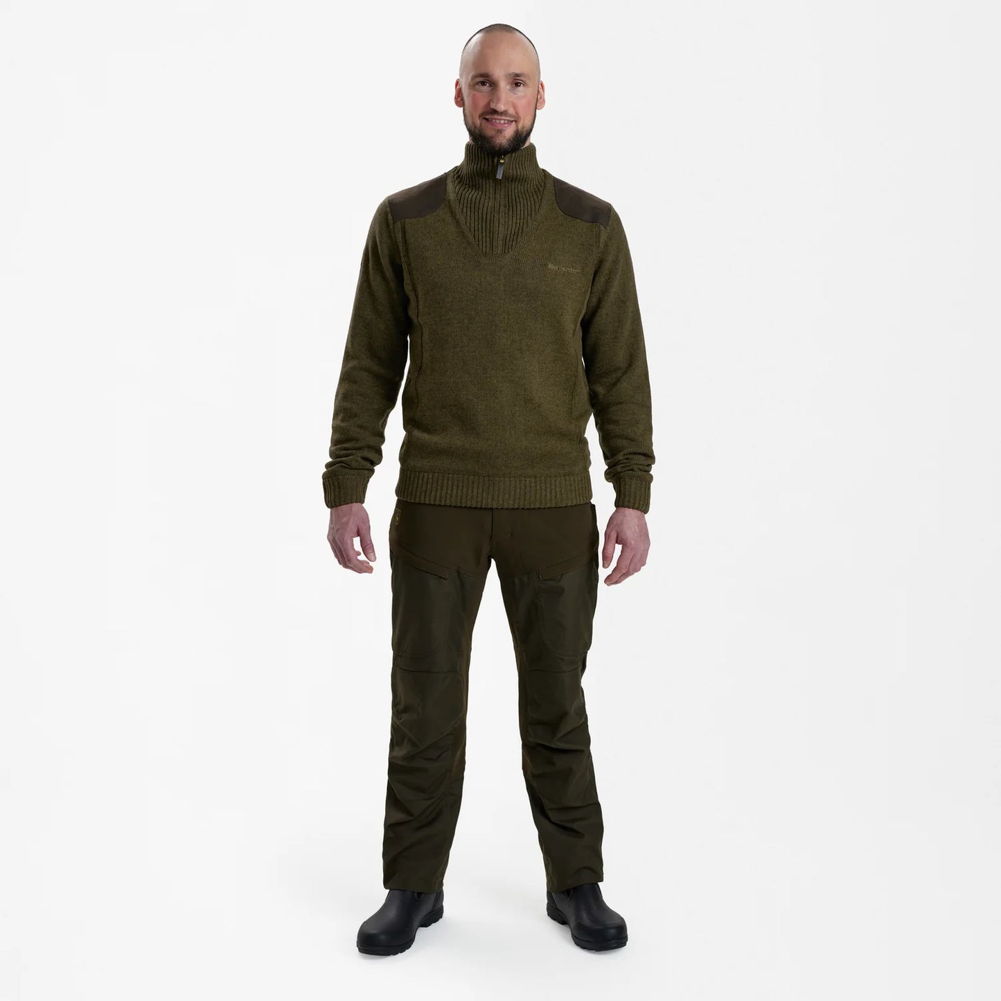 Carlisle Stickad Tröja med Stormliner® - Cypress - modell framifrån