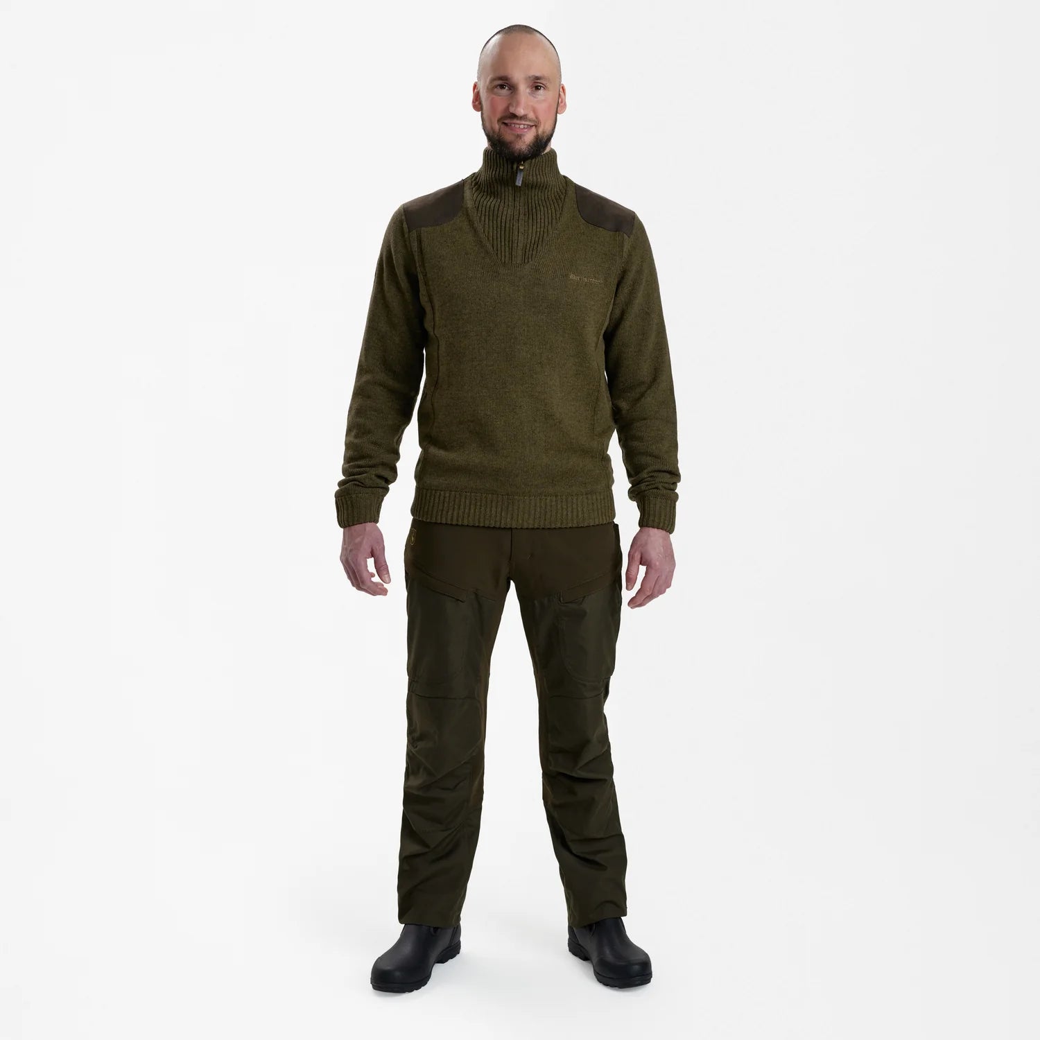 Carlisle Stickad Tröja med Stormliner® - Cypress - modell framifrån