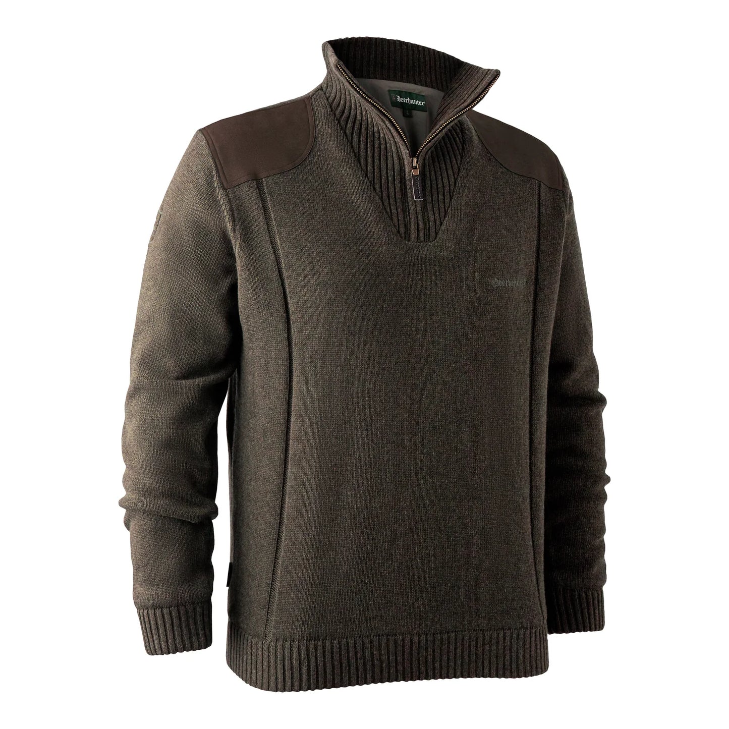 Carlisle Stickad Tröja med Stormliner® - Dark Elm - framifrån