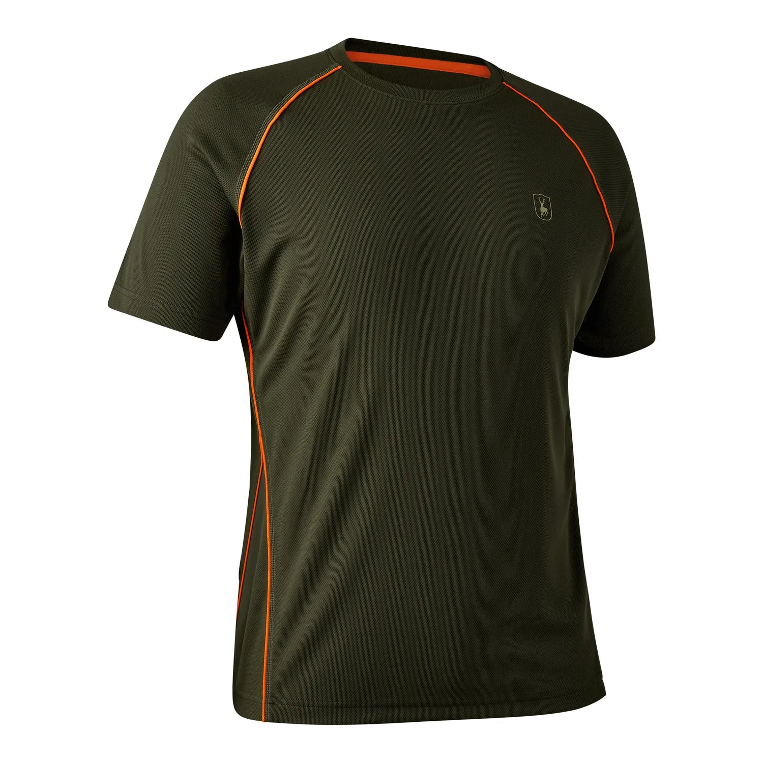 Chamois T-shirt - Forest Green - framifrån