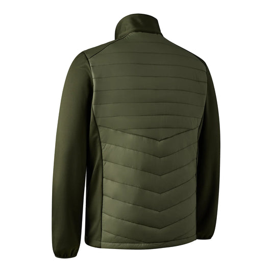 Chamois Vadderad Jacka - Forest Green - bakifrån