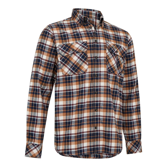 Charles Skjorta - Brown Check - framifrån