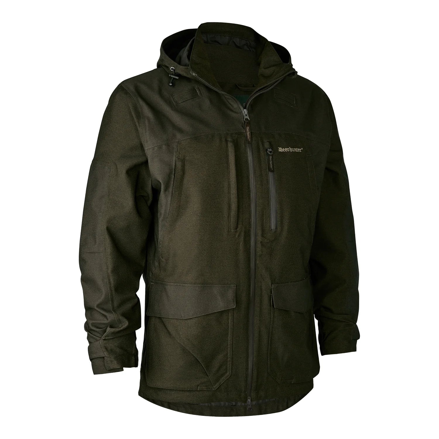 Chasse Jacka - Olive Night melange - framifrån
