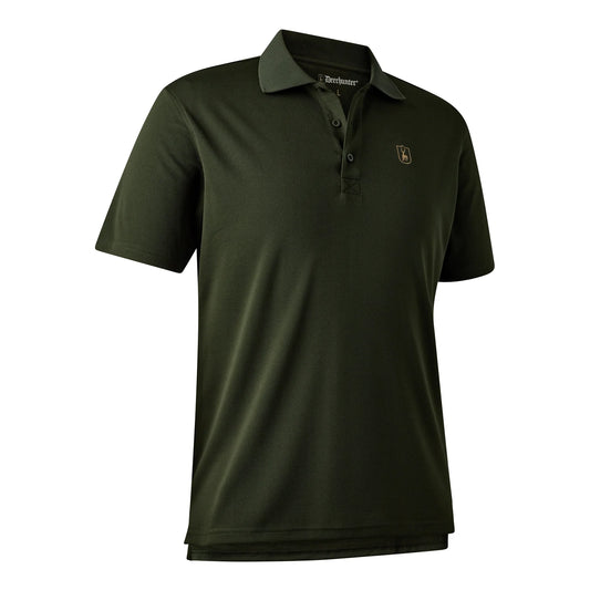 Climate Polo Shirt med 37.5® Technology - Forest Ember - framifrån