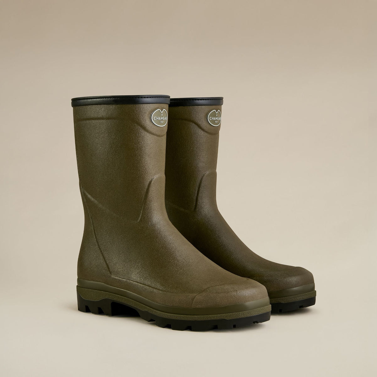 Men's Country Cross Neoprene Lined Bottillon - Vert Chameau