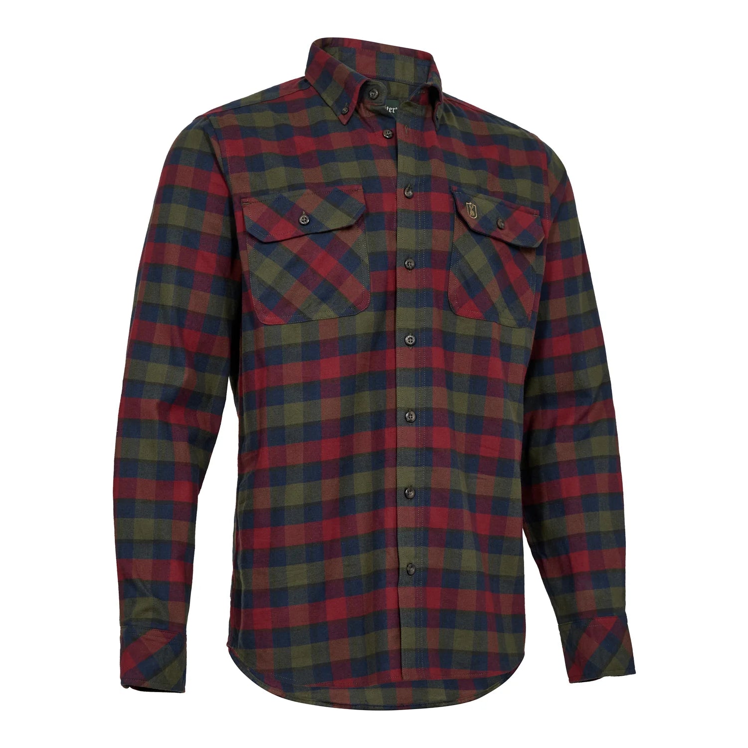Cooper Skjorta - Red Check - framifrån