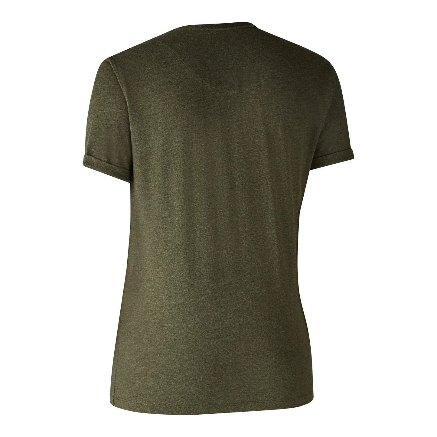 Damer Basis 2-pack T-shirt - Adventure Green Melange - bakifrån