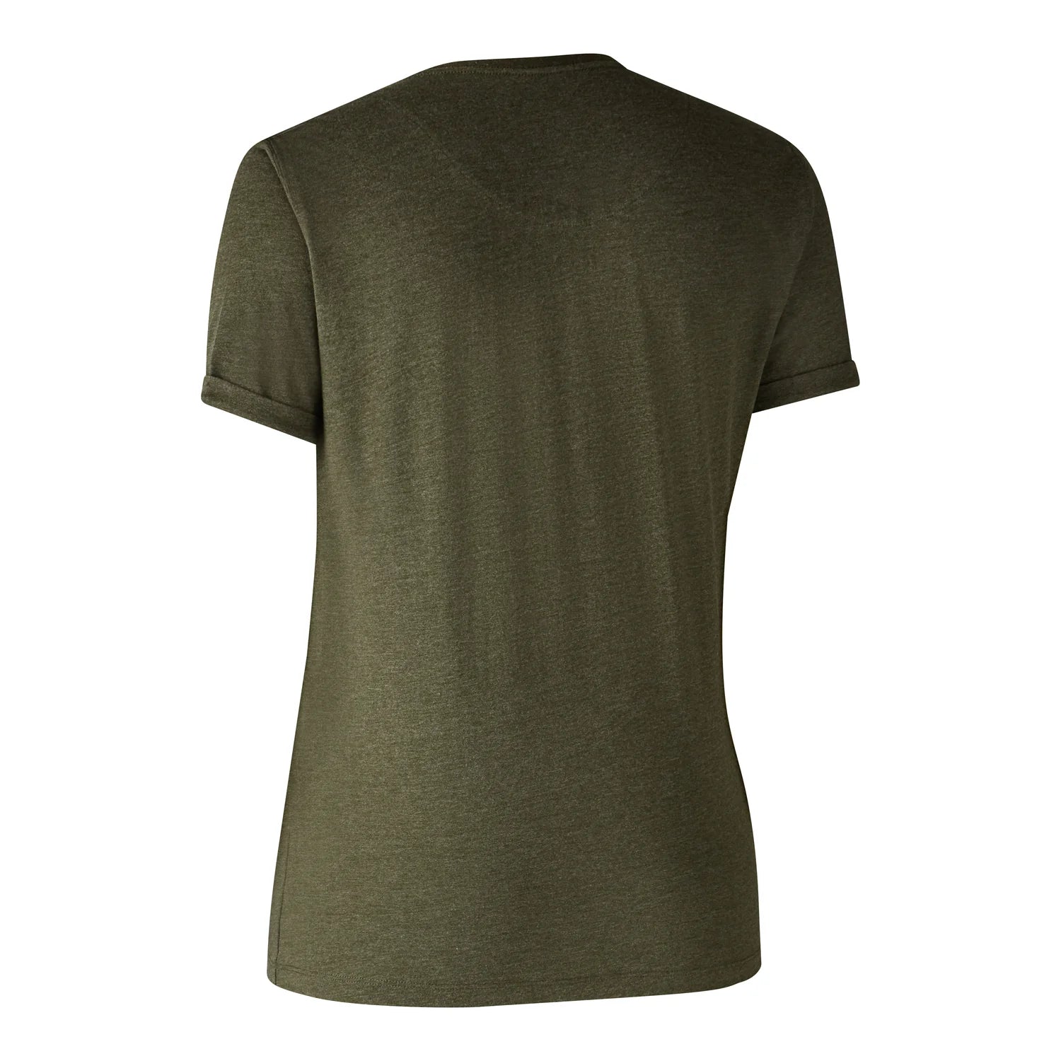 Damer Basis 2-pack T-shirt - Adventure Green Melange - bakifrån