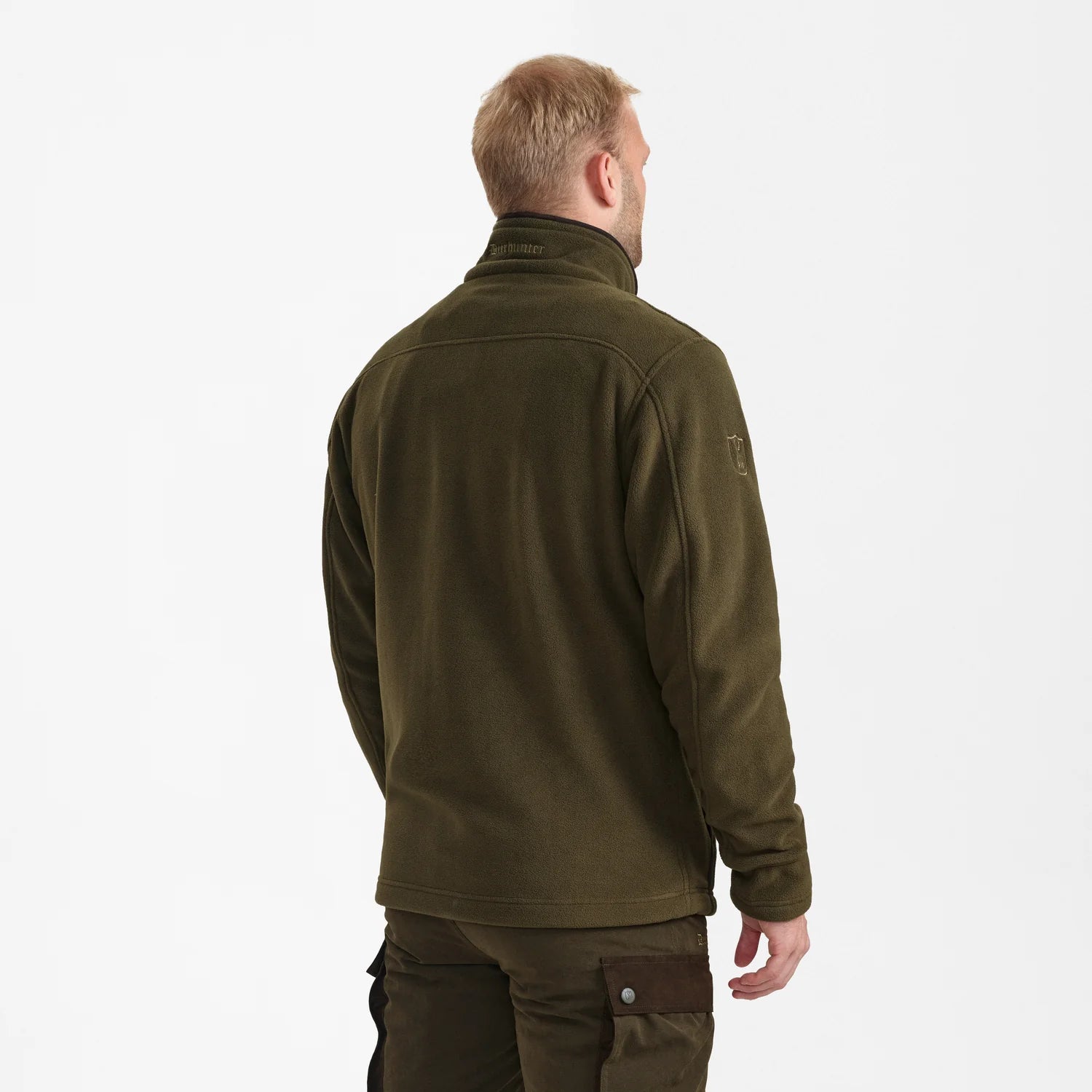 Eagle Fleecejacka - Tarmac Green - modell bakifrån