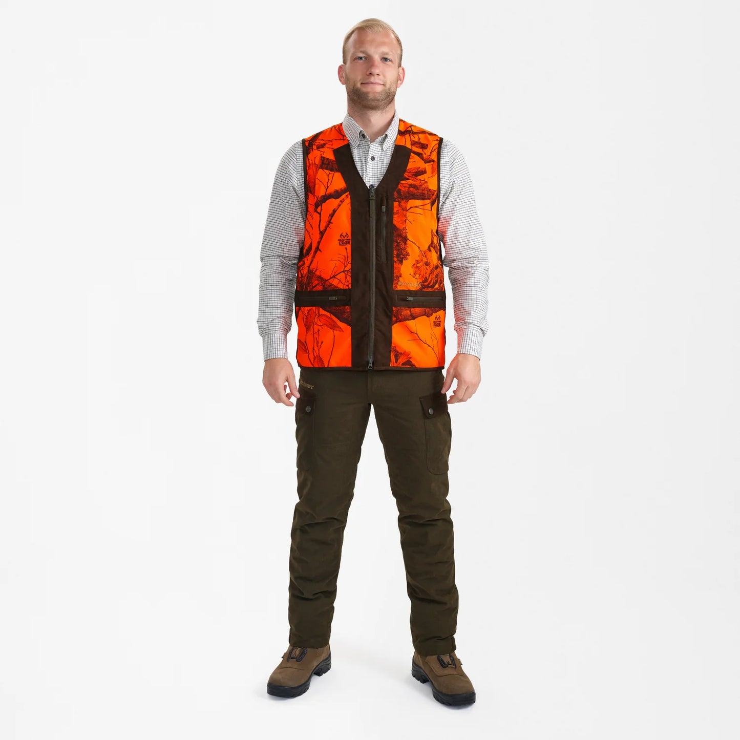 Eagle Väst - REALTREE EDGE® ORANGE - modell framifrån