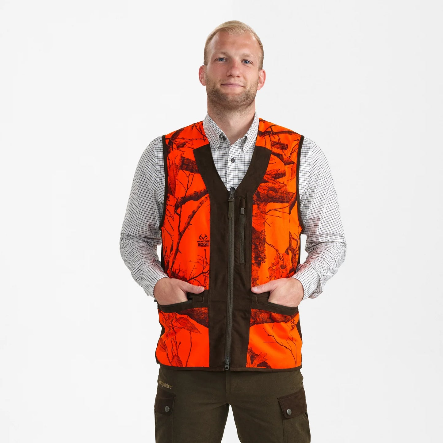 Eagle Väst - REALTREE EDGE® ORANGE - modell framifrån
