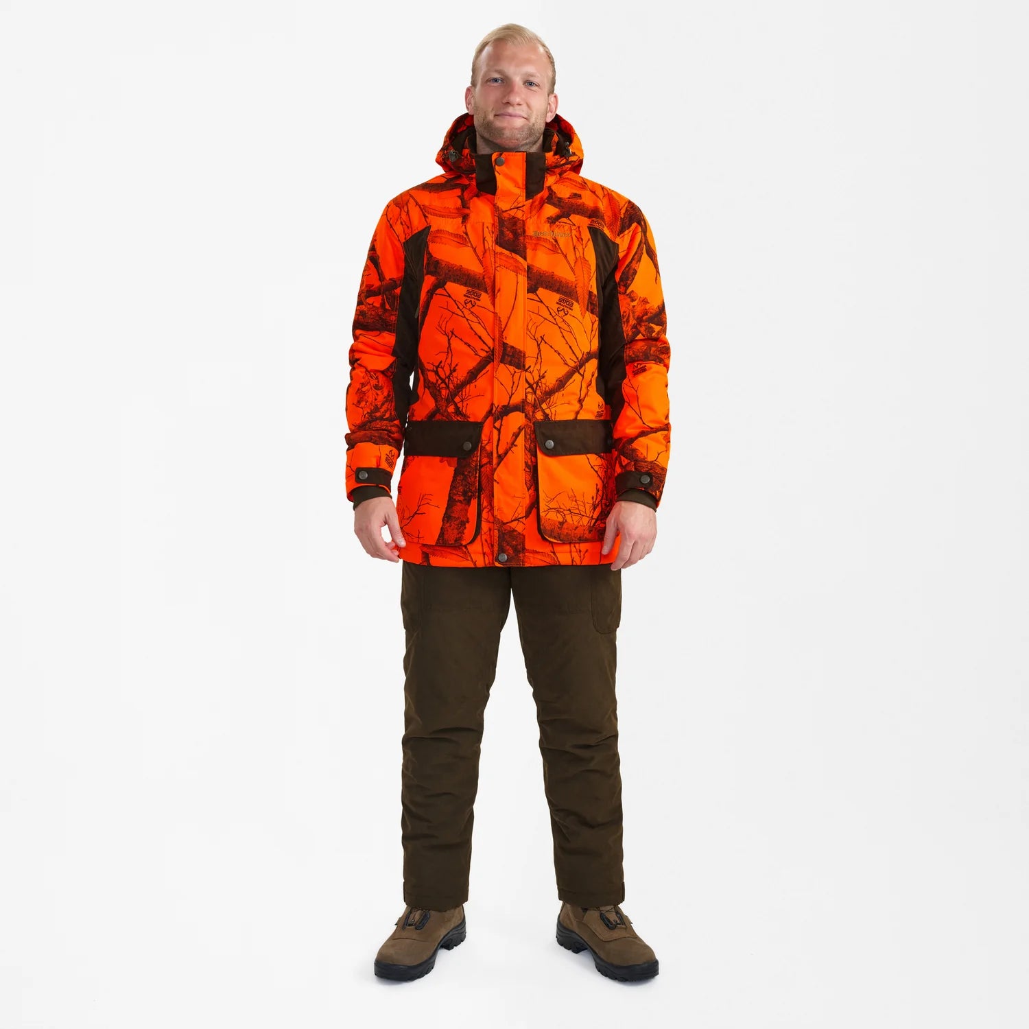 Eagle Vinterjacka - REALTREE EDGE® ORANGE - modell framifrån
