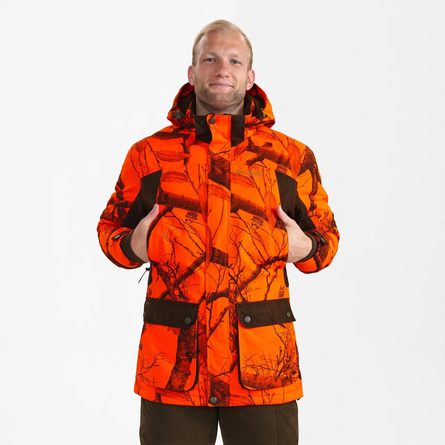 Eagle Vinterjacka - REALTREE EDGE® ORANGE - modell framifrån