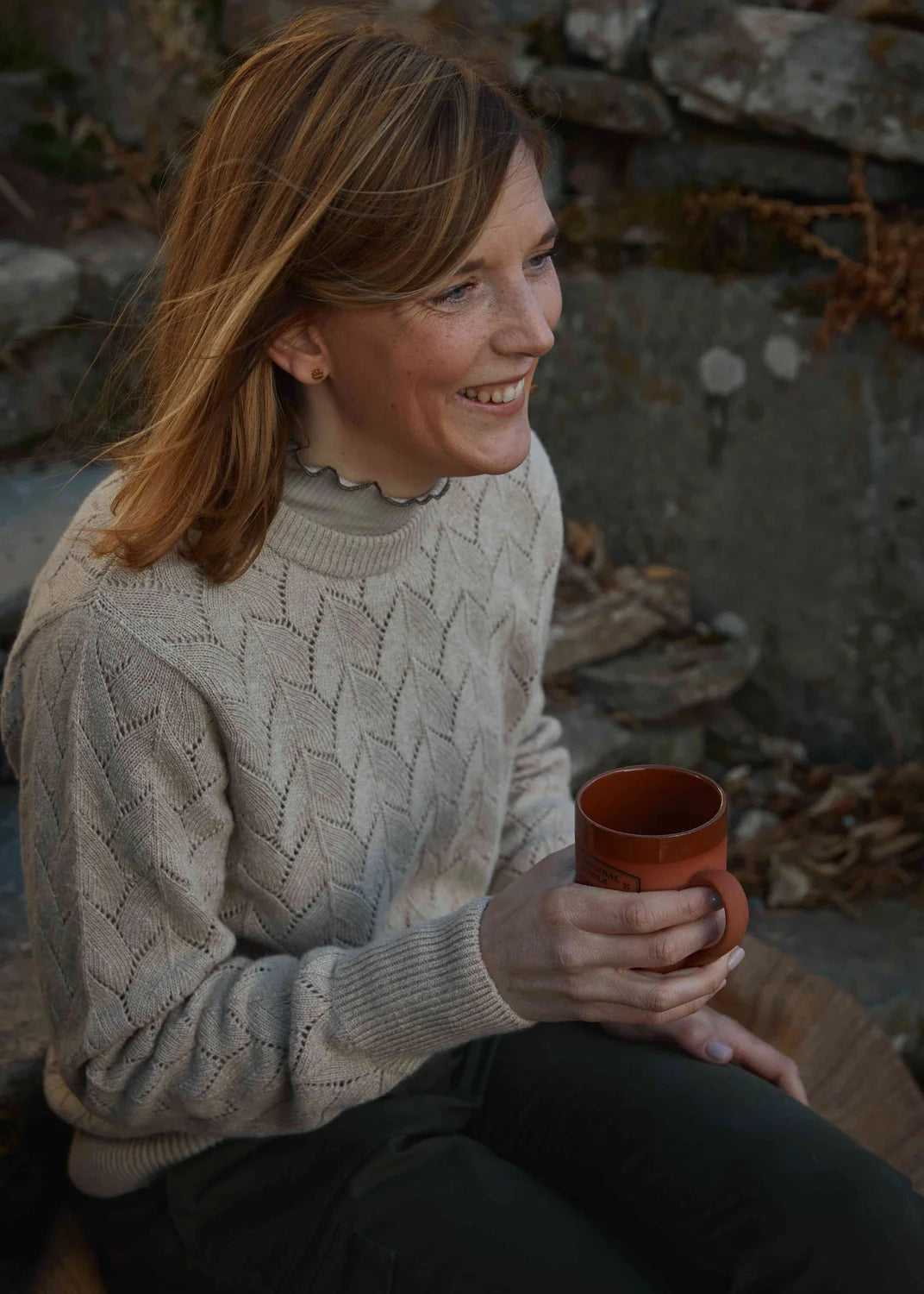 Eden Wool Pullover Women - Sandstone - 20