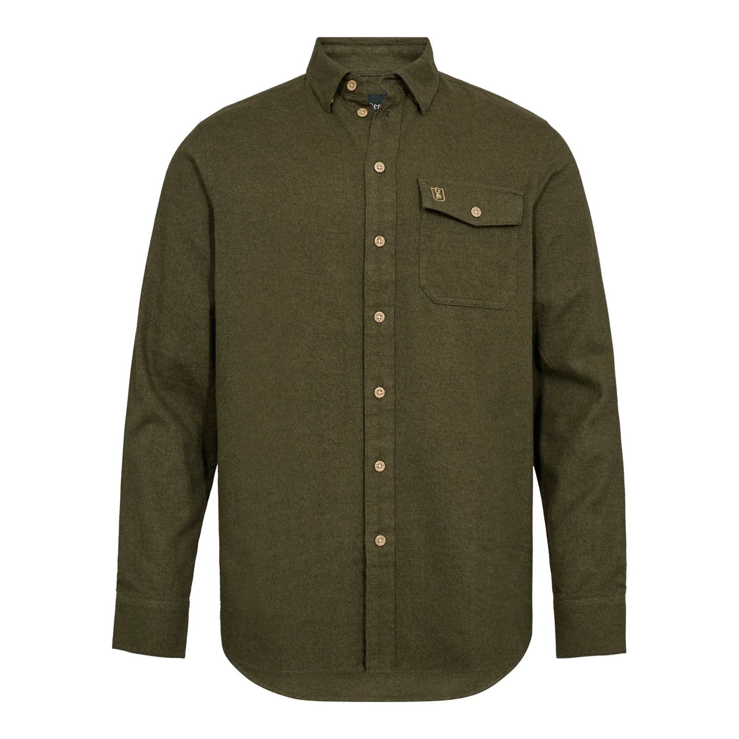 Evan Skjorta - Forest Green - framifrån