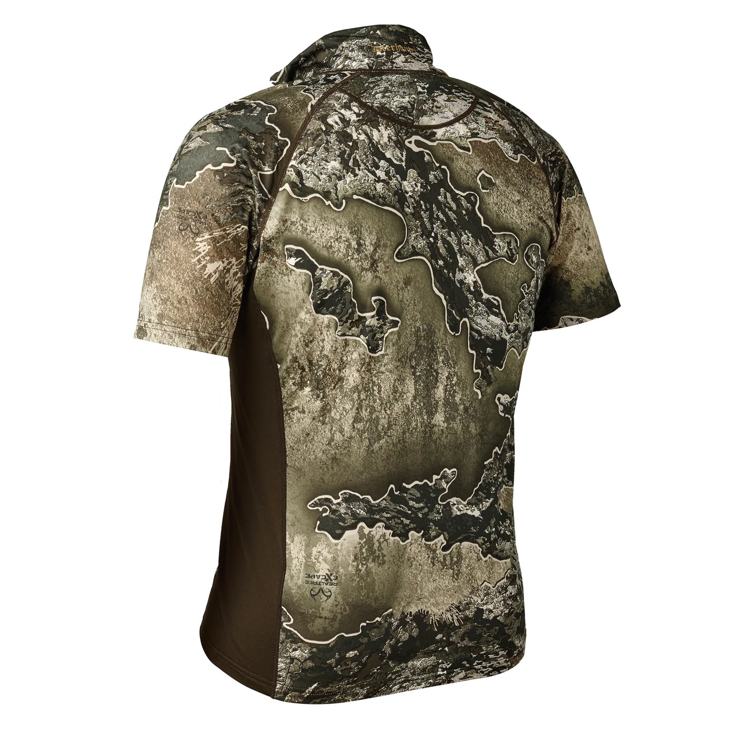 Excape Insulated T-shirt med dragkedja i halsen - REALTREE EXCAPE™ - bakifrån