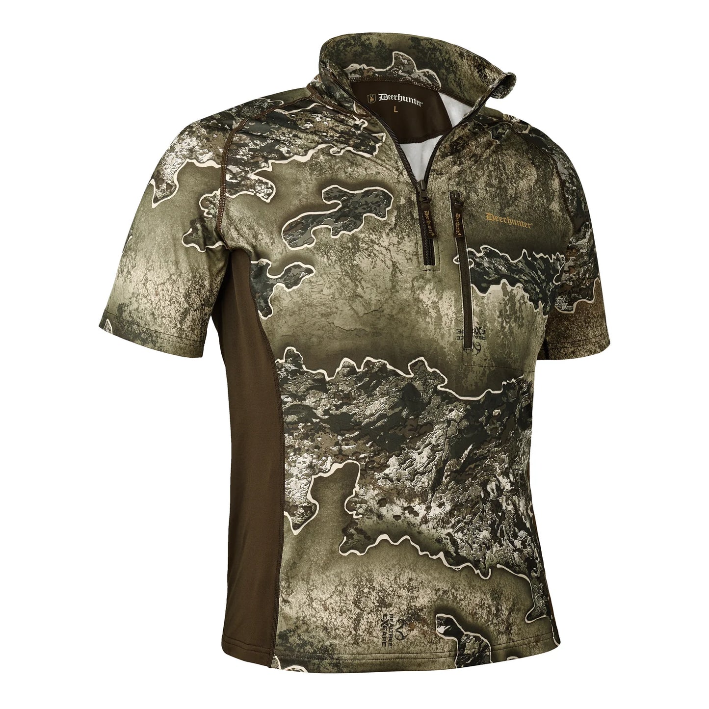 Excape Insulated T-shirt med dragkedja i halsen - REALTREE EXCAPE™ - framifrån