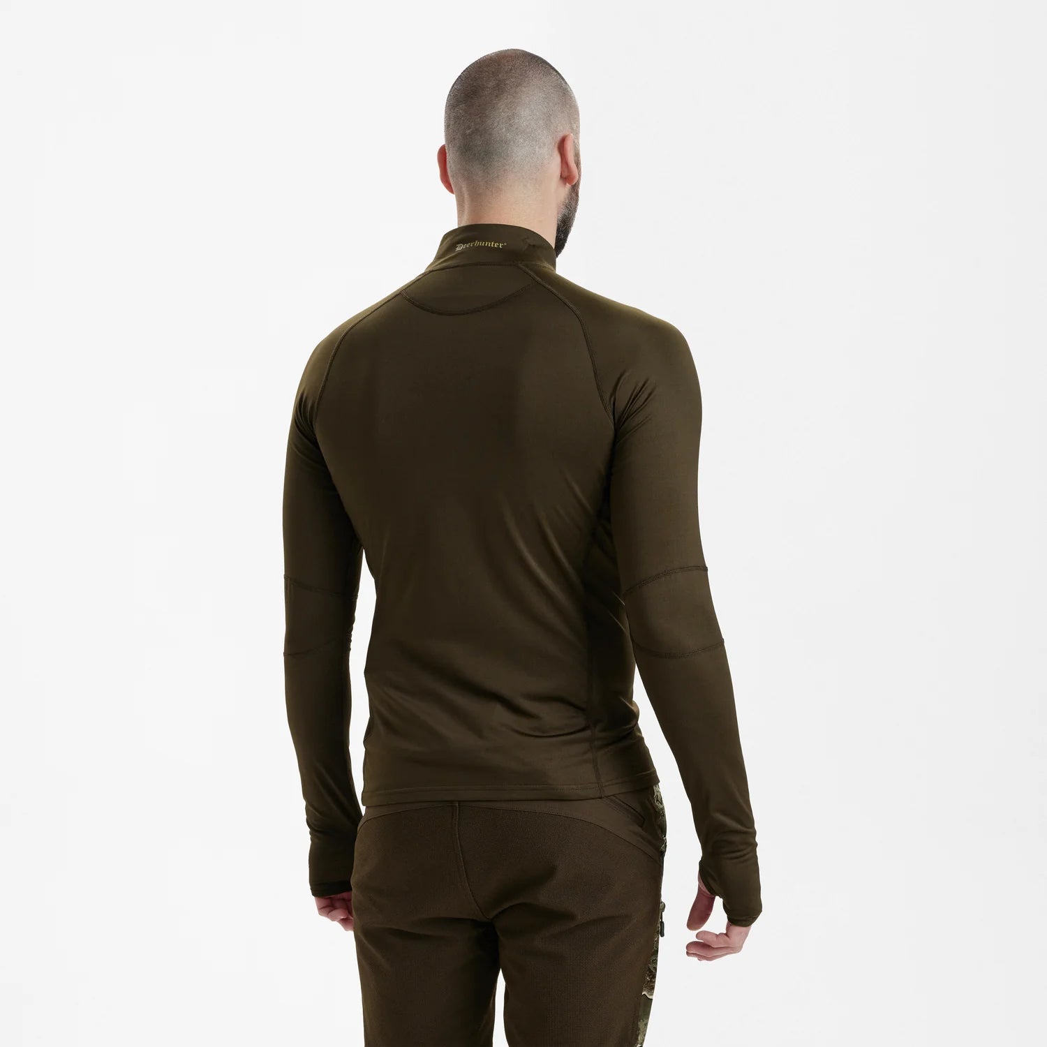 Excape Isolerad Cardigan - Art Green - modell bakifrån