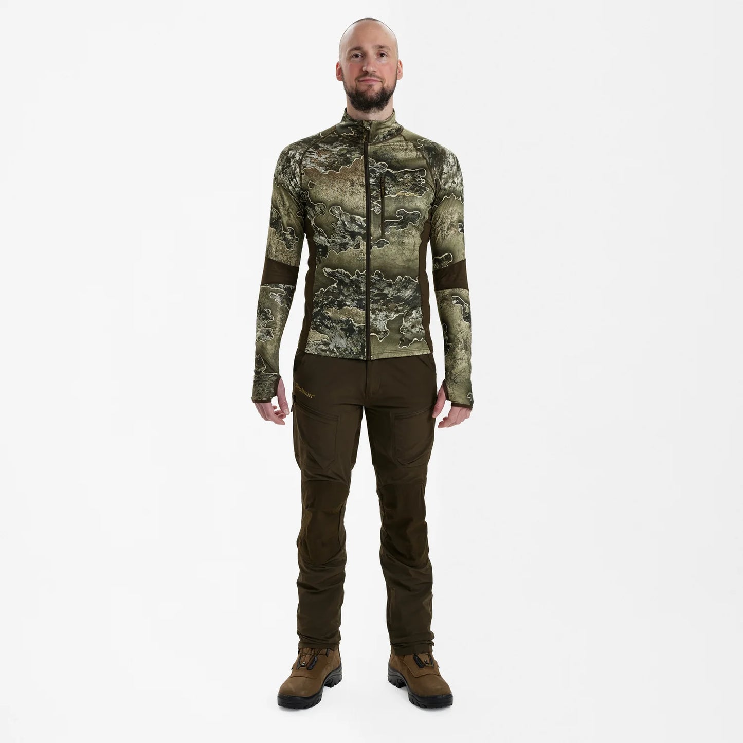 Excape Isolerad Cardigan - REALTREE EXCAPE™ - modell framifrån