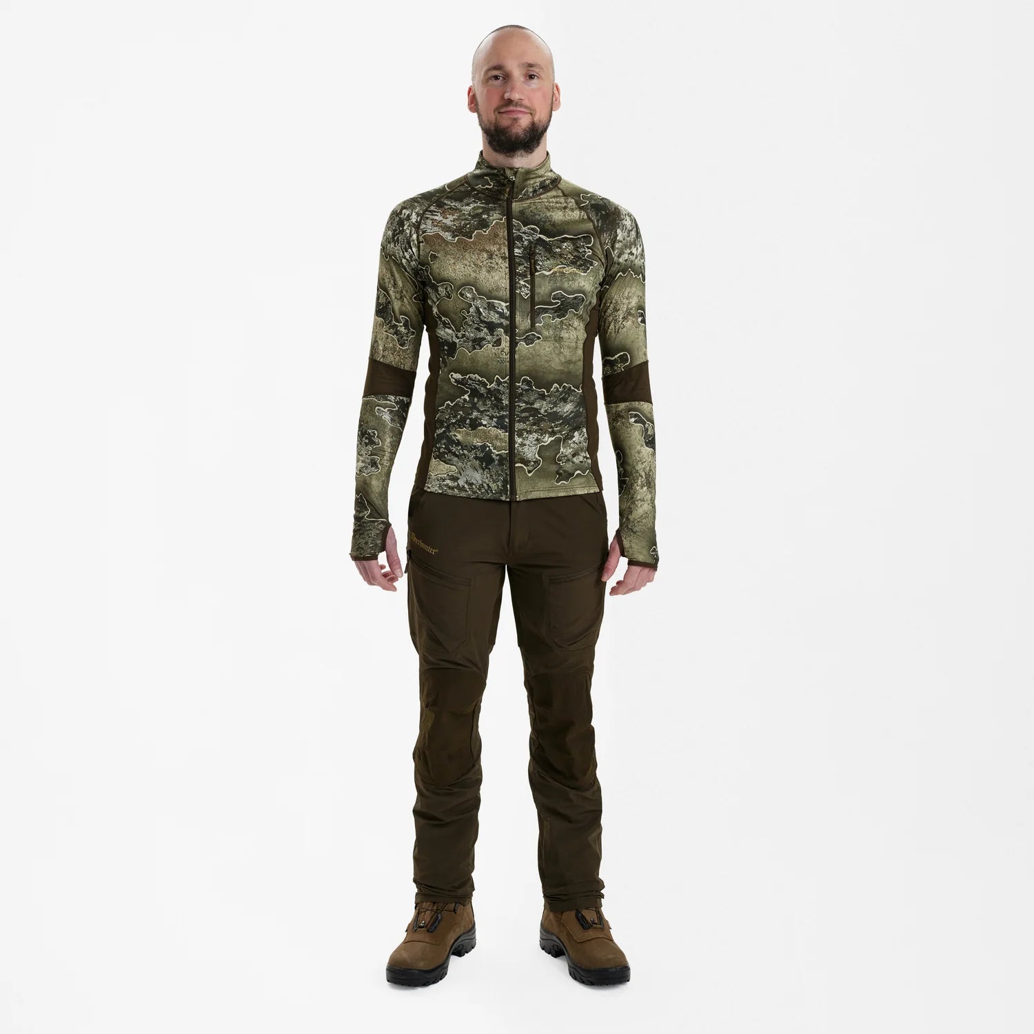 Excape Isolerad Cardigan - REALTREE EXCAPE™ - modell framifrån