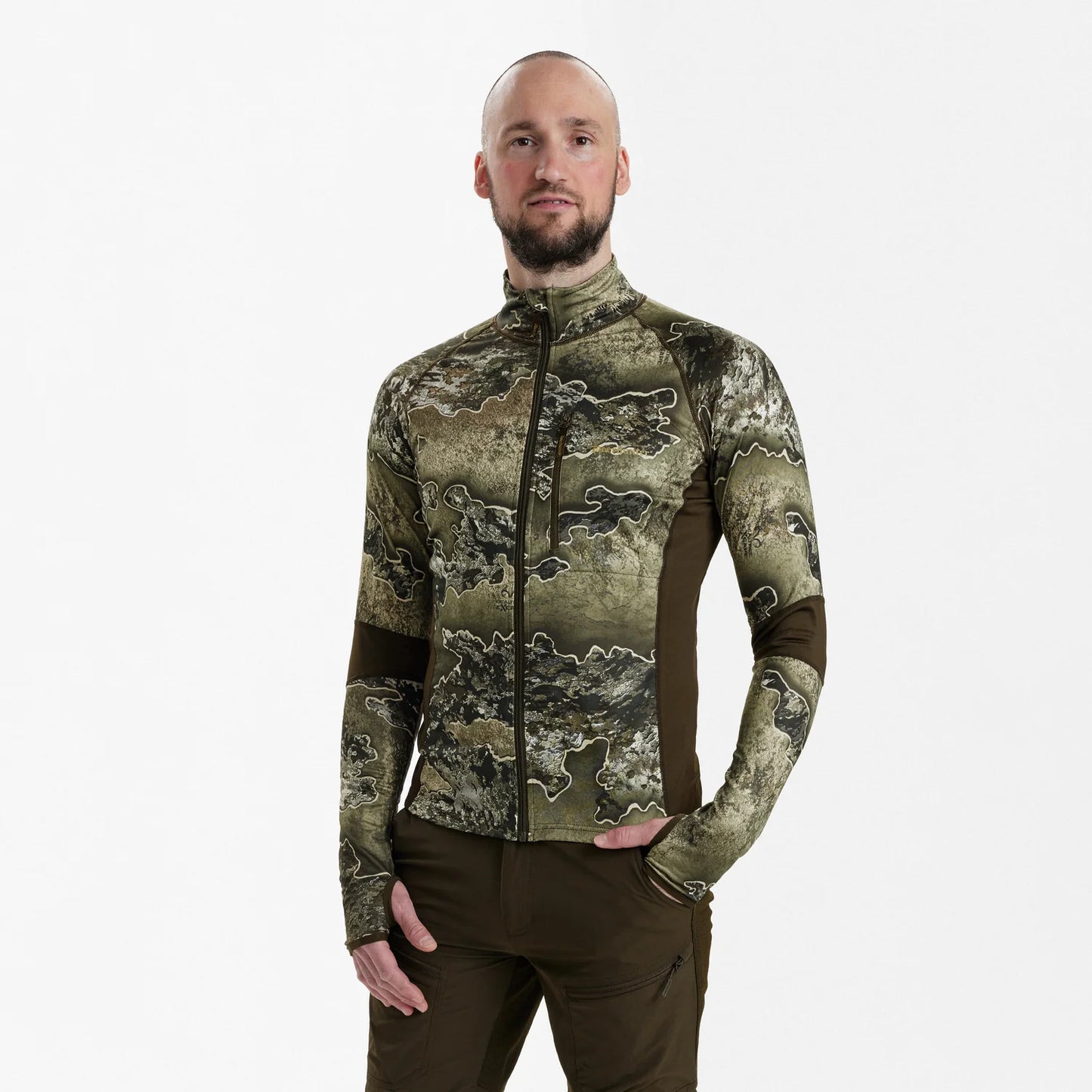 Excape Isolerad Cardigan - REALTREE EXCAPE™ - modell framifrån