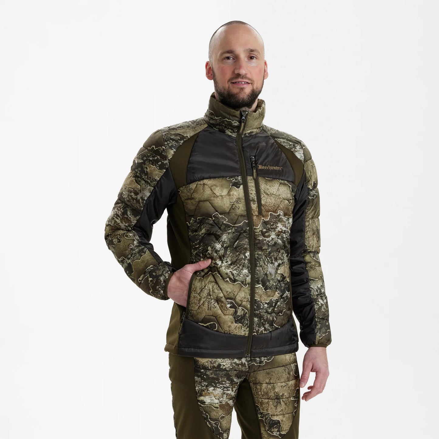 Excape Quilted Jacka - REALTREE EXCAPE™ - modell framifrån