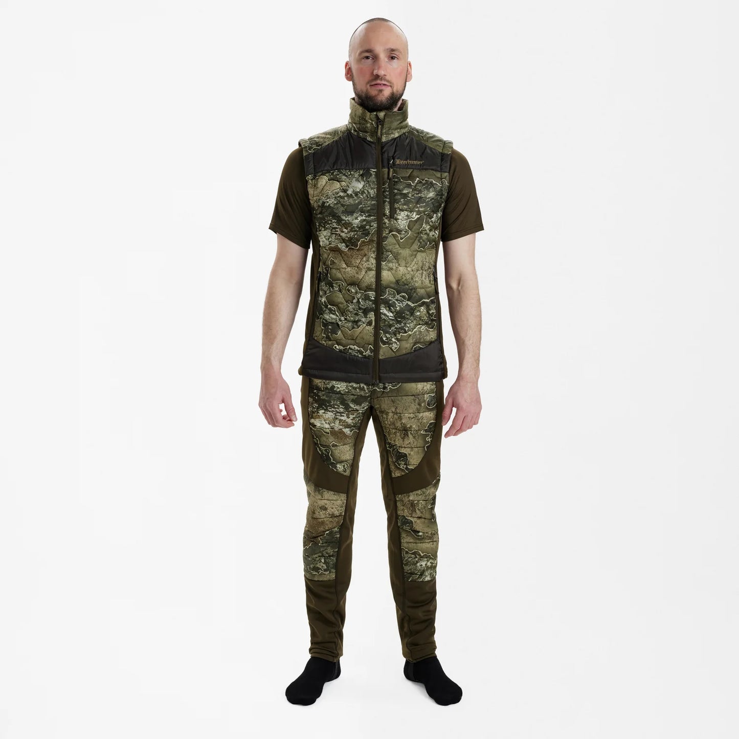 Excape Quilted Väst - REALTREE EXCAPE™ - modell framifrån