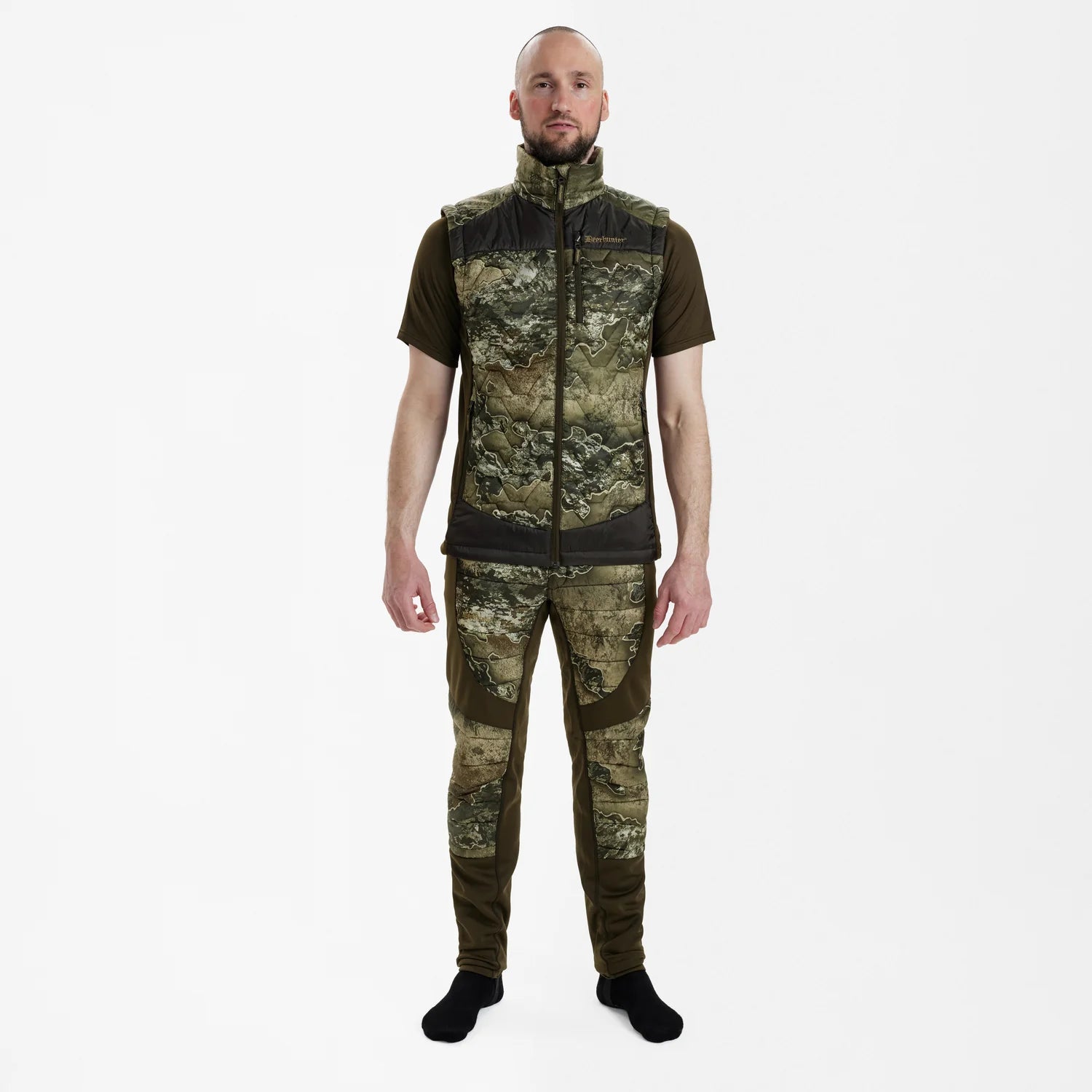 Excape Quilted Väst - REALTREE EXCAPE™ - modell framifrån