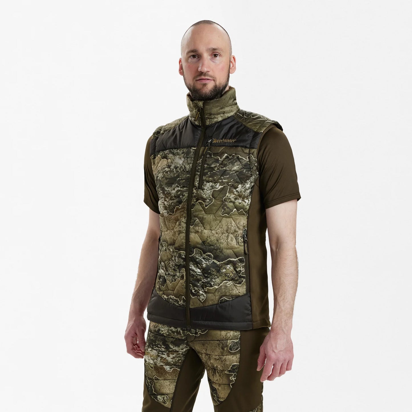 Excape Quilted Väst - REALTREE EXCAPE™ - modell framifrån