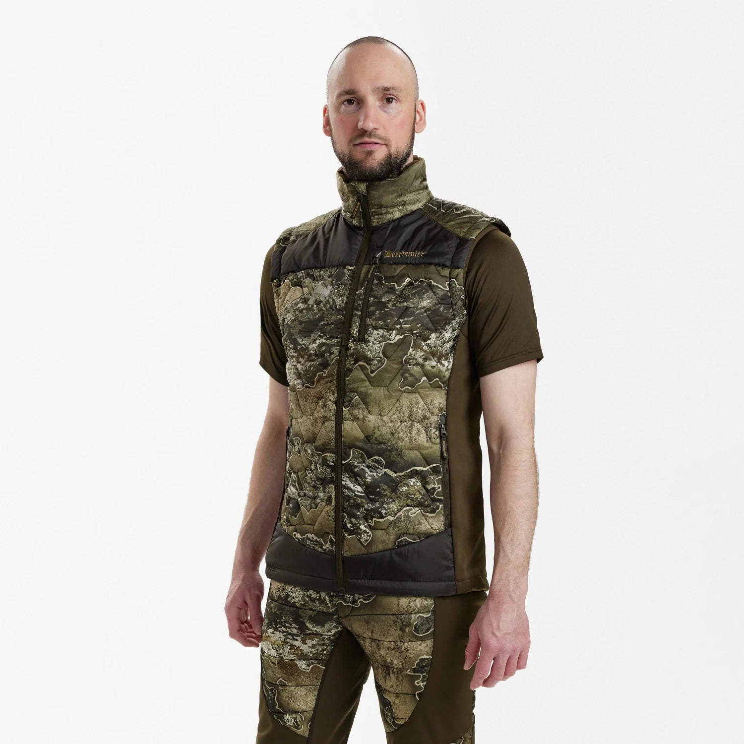 Excape Quilted Väst - REALTREE EXCAPE™ - modell framifrån