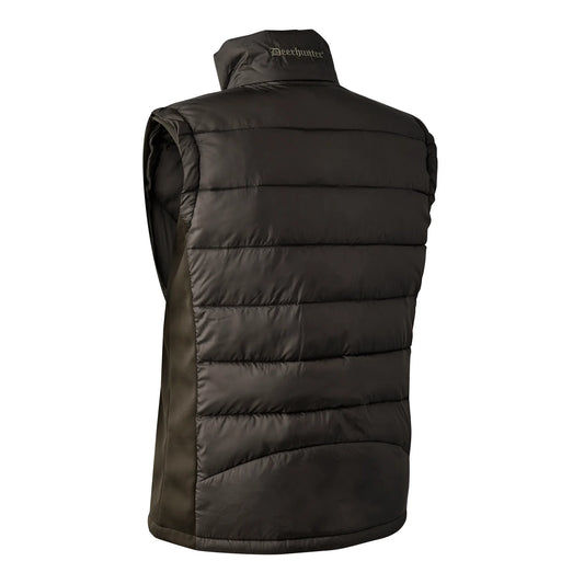 Excape Quilted Väst - Art Green - bakifrån