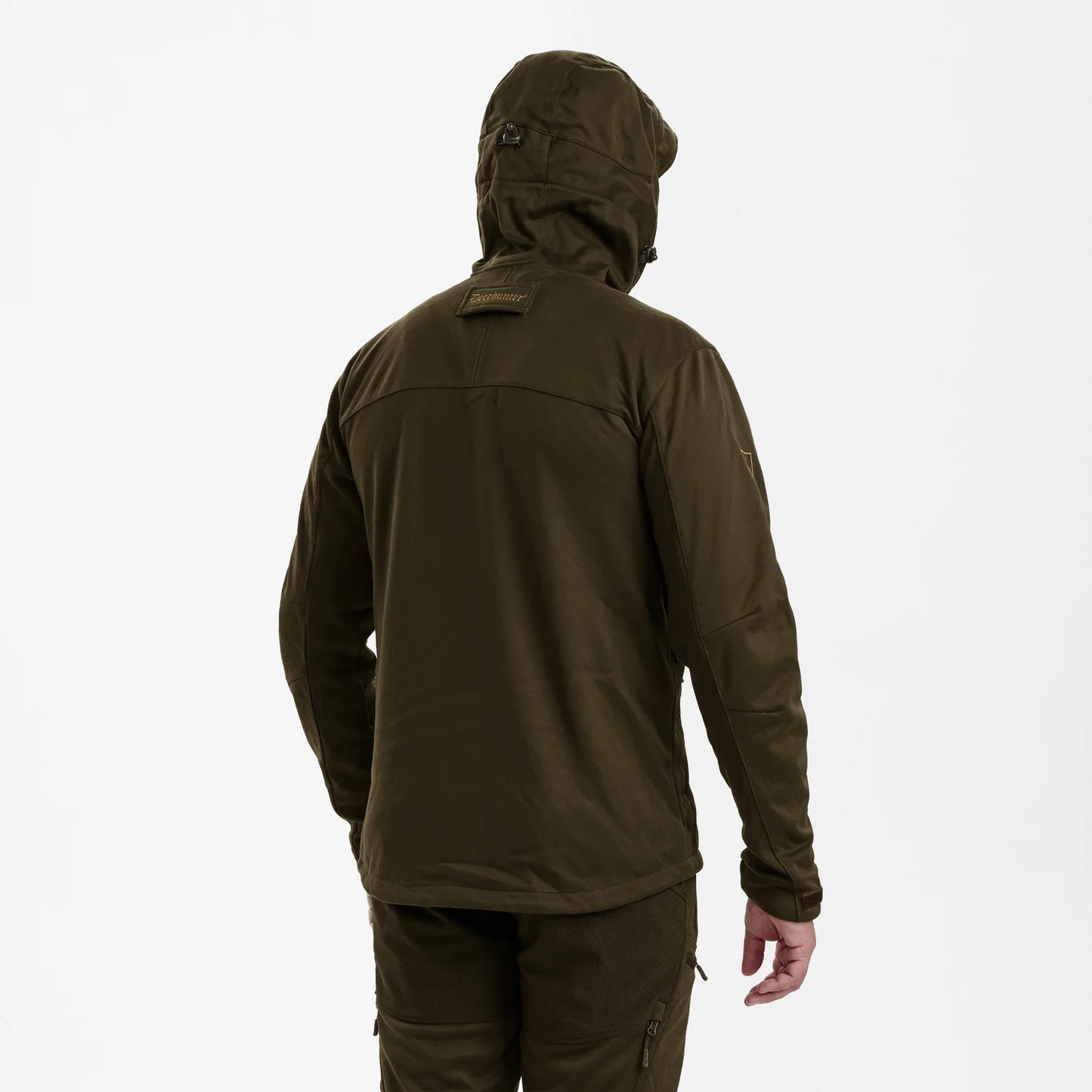 Excape Softshell Jacka - Art Green - modell bakifrån