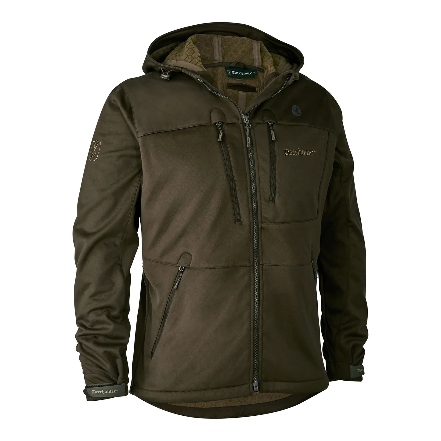 Excape Softshell Jacka - Art Green - framifrån